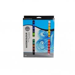 Simply Aquarell Anfängerset 24 x 12 ml Metalltuben 