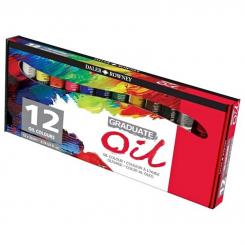 Daler Rowney Graduate 12x22ml Ölfarben Set 