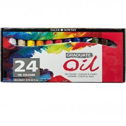Daler Rowney Graduate 24x22ml Ölfarben Set 