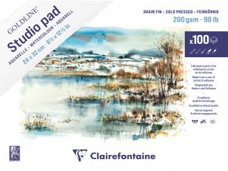 Goldline  Aquarell Block  24x32 100Bl w 200g 