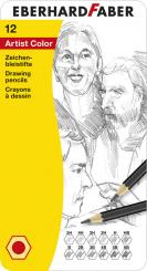 12er Bleistiftset Eberhard Faber im Metalletui 