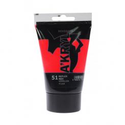 Renesans A'KRYL Satine 'Acrylic 100ml fluorescent Vermilion 51 