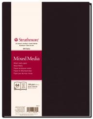 STRATHMORE 500 Mix Media Skizzenbuch, 32 Blatt, Naturweiß 