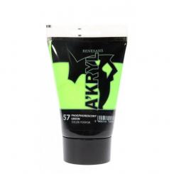 Renesans A'KRYL Satine 'Acrylic 100ml green Phosphoreszierend 57 