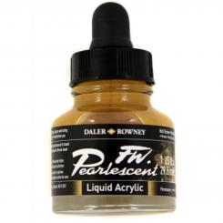 Daler Rowney Pearlescent Acryl Tinte Bell Bronze 29,5ml 