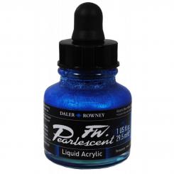 Daler Rowney Pearlescent Acryl Tinte Galactic Blue 29,5ml 