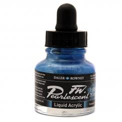 Daler Rowney Pearlescent Acryl Tinte Sun-Up Blue 29,5ml 