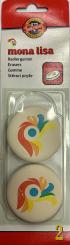 Koh-I-Noor Radiergummi ( 52mm, rund ) 2er Pack 