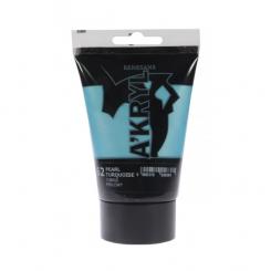 Renesans A'KRYL Satine 'Acrylic 100ml Turquoise Perlmutt 62 