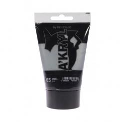 Renesans A'KRYL Satine 'Acrylic 100ml Steel irisierend 65 