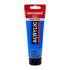Neu! Amsterdam Acrylfarbe 120 ml Metallicblau 
