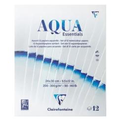 Clairfontaine Aqua Essentials Aquarellblock 24x30cm 200-300 g/m² 