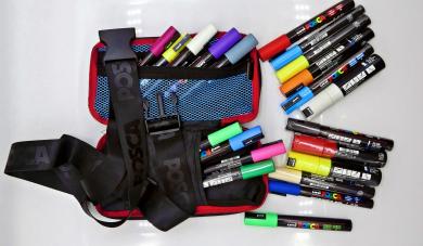 POSCA Marker Bum Bag / Bauchtasche 24er Set 