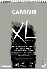 Canson® XL® Sand Grain, DIN A3, 160 g/qm grau 
