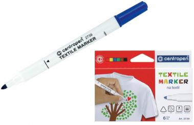 Centropen Textilmarker 6er Set 