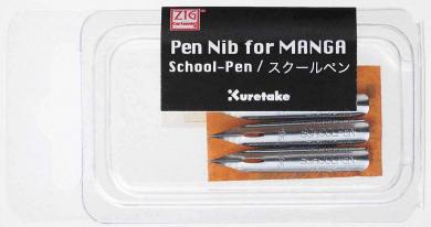 Kuretake ZIG  School-Pen Feder 3erPack 