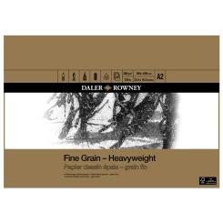 Daler Rowney Fine Grain A2 - feinköriges Zeichenpapier 200g/m² Block 