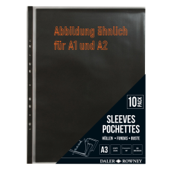 Daler-Rowney A2 Klarsichthülle 5er Pack 