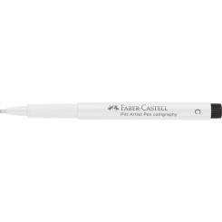 C 101 weiß  Faber Castell Tuschestift PITT artist pen 