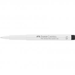 1.5mm 101 weiß  Faber Castell Tuschestift PITT artist pen 
