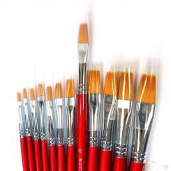 Rotbart Flachpinsel 16 | lang