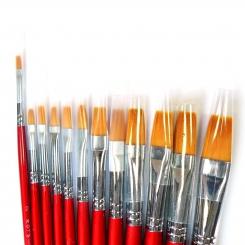 Rotbart Flachpinsel 2 | lang