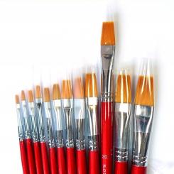 Rotbart Flachpinsel 20 | lang