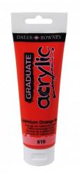 Daler-Rowney Kadmiumorange 619  Graduate acrylic 120ml 