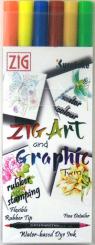 Kuretake ZIG Art & Graphic 6er Set " Vivid " 