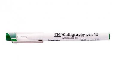 Kuretake ZIG CALLIGRAPHY PEN Oblique Einzelstifte Grün | 1mm