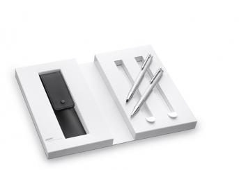 Set 4 Druckbleistift/Kugelschreiber LAMY logo brushed (206/106) inkl. Gravur 