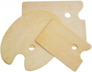 Renesans Holzpalette Oval klein 20x30cm 