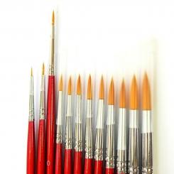 Rotbart Rundpinsel O | lang