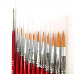 Rotbart Rundpinsel 000 | lang