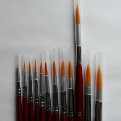 Rotbart Rundpinsel 12 | kurz