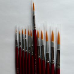 Rotbart Rundpinsel 6 | kurz