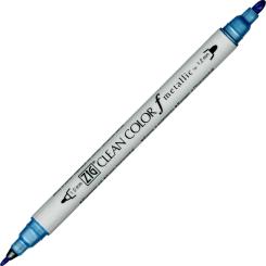 Kuretake ZIG CLEAN COLOR F Metallic - Blau 