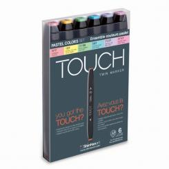 Touch Twin Marker  6er pastel colors 