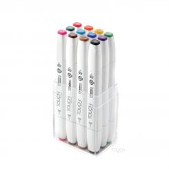 Touch Twin Brush Marker  12er Set main colors 