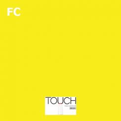 Touch Twin Brush Marker-123 Fluorescent Yellow 