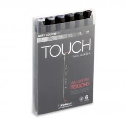 Touch Twin Marker  6er Set grey colors 