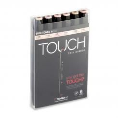 Touch Twin Marker   6er Set A skin colors 