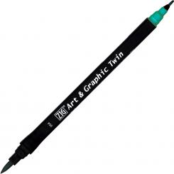 Kuretake ZIG Art & Graphic Marker Turquoise Green 054 
