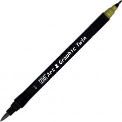 Kuretake ZIG Art & Graphic Marker Olive green 057 