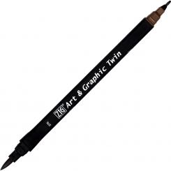 Kuretake ZIG Art & Graphic Marker Dark Brown 076 