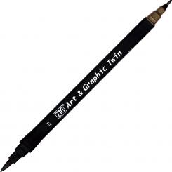 Kuretake ZIG Art & Graphic Marker Deep Brown 077 