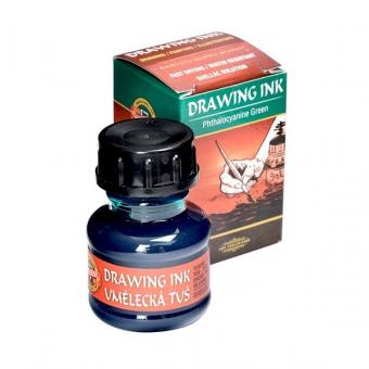 Koh I Noor Zeichentusche Grün / Phthalocyanine Green 