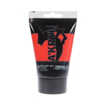 Renesans A'KRYL Satine 'Acrylic  Brilliant Red 09 100ml
