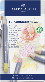 Goldfaber Aqua Pastelltöne Aquarellstift 12er Metalletui 