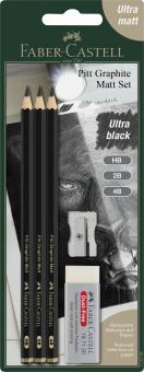 Bleistift Pitt Graphite Matt Set HB 2B 4B BK 